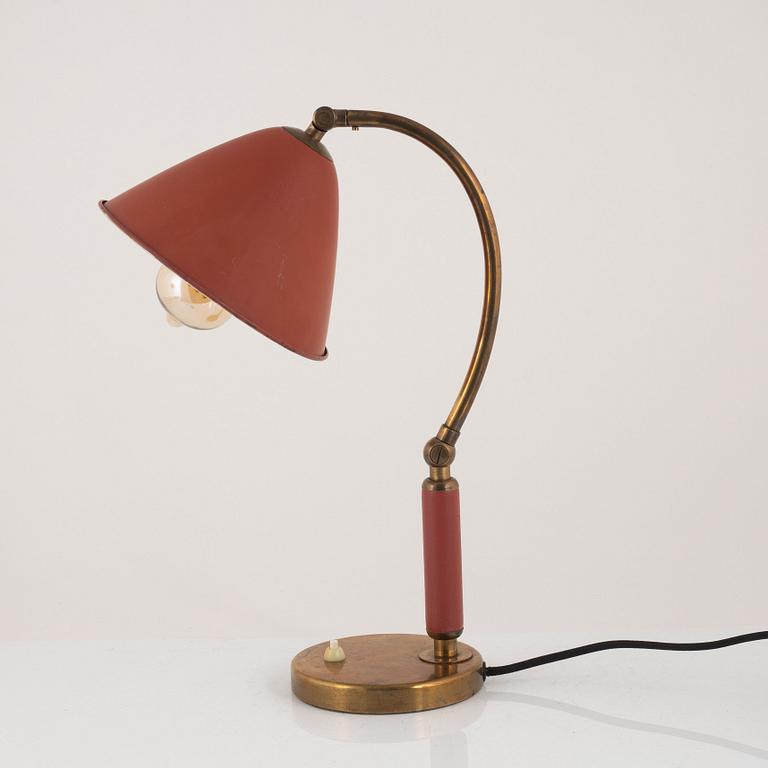 Bordslampa, funkis, Sverige, 1930-tal.
