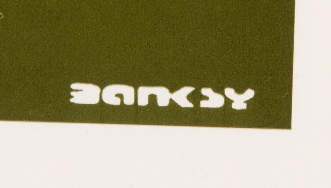 BANKSY, 12" EP with cover, DJDM (Danger Mouse), Laugh now / Keep it real, released 2008. Limited edition 0338/1000.