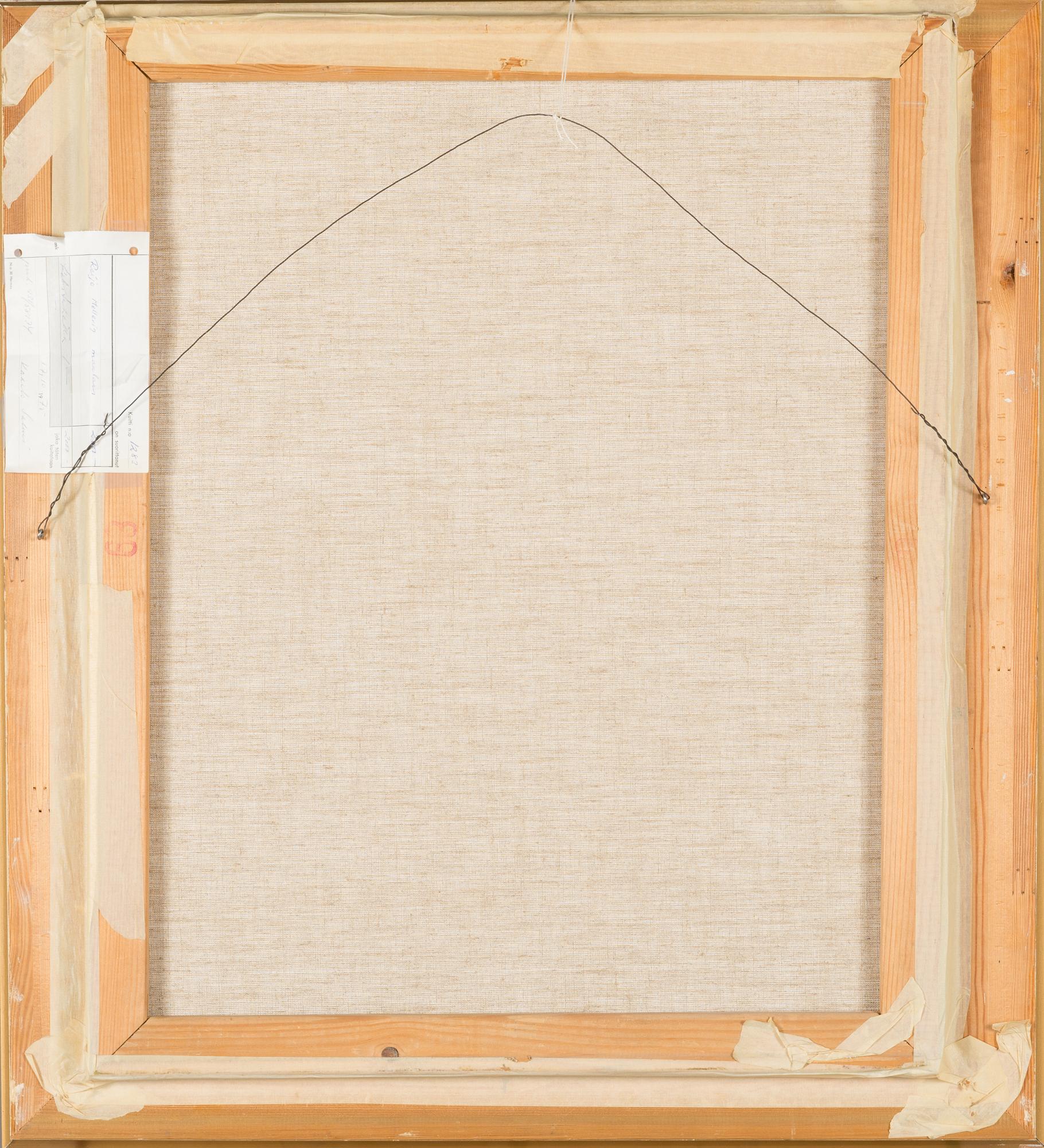 Reijo Meller, oil on canvas, signed and dated -75.