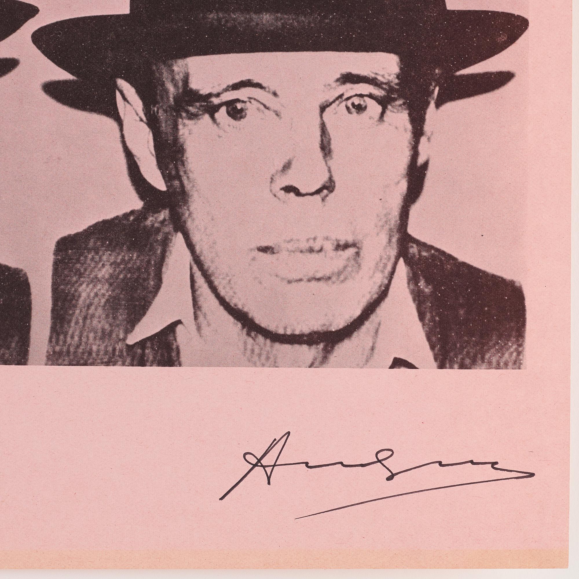 Andy Warhol Efter, "Josef Beuys".