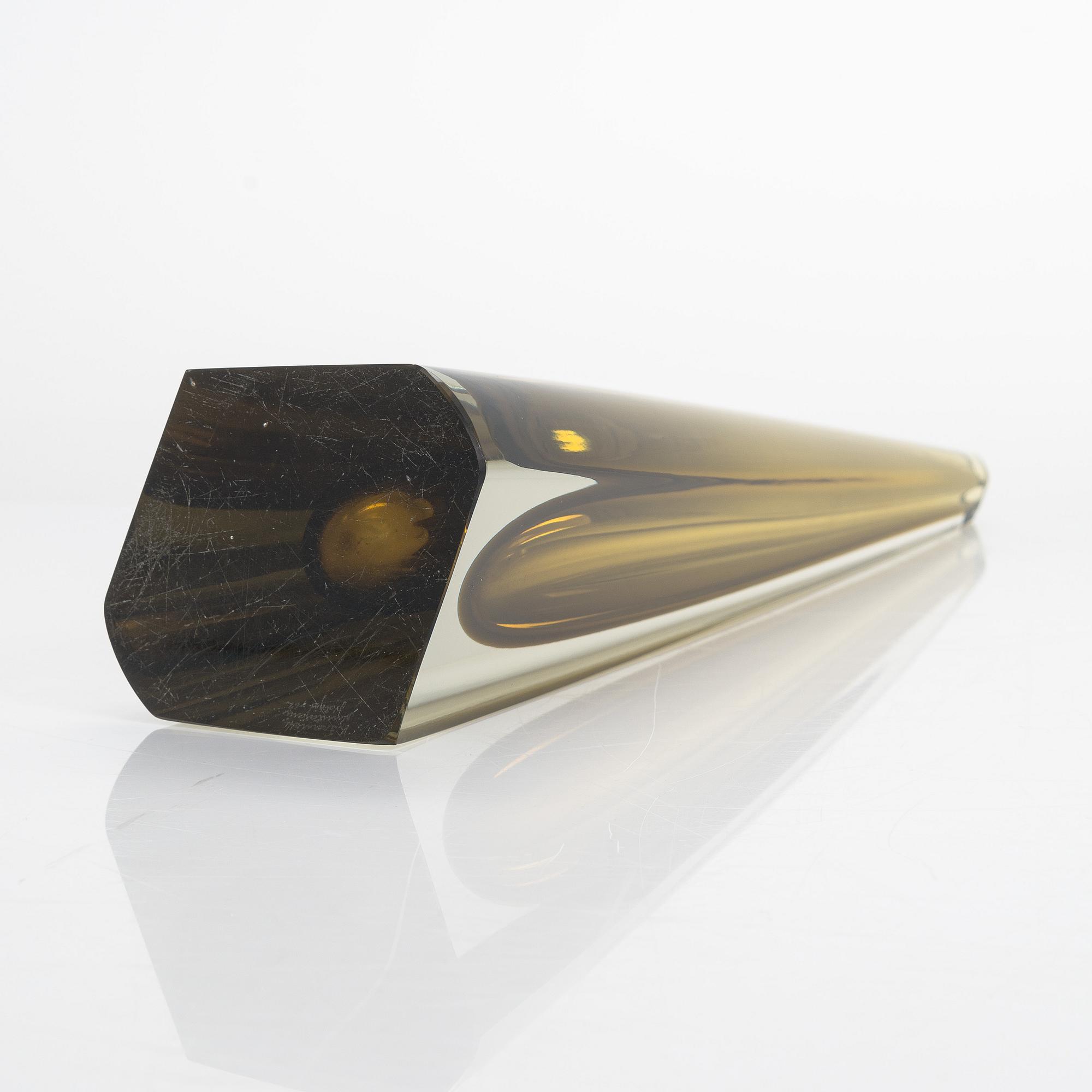Kaj Franck, a 'KF 246' sculpture signed K. Franck Nuutajärvi Notsjö -62.