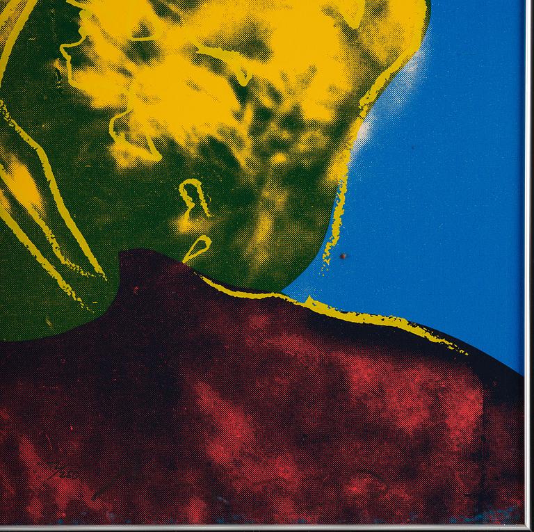 Andy Warhol, "With Hat", from: "Three portraits of Ingrid Bergman".