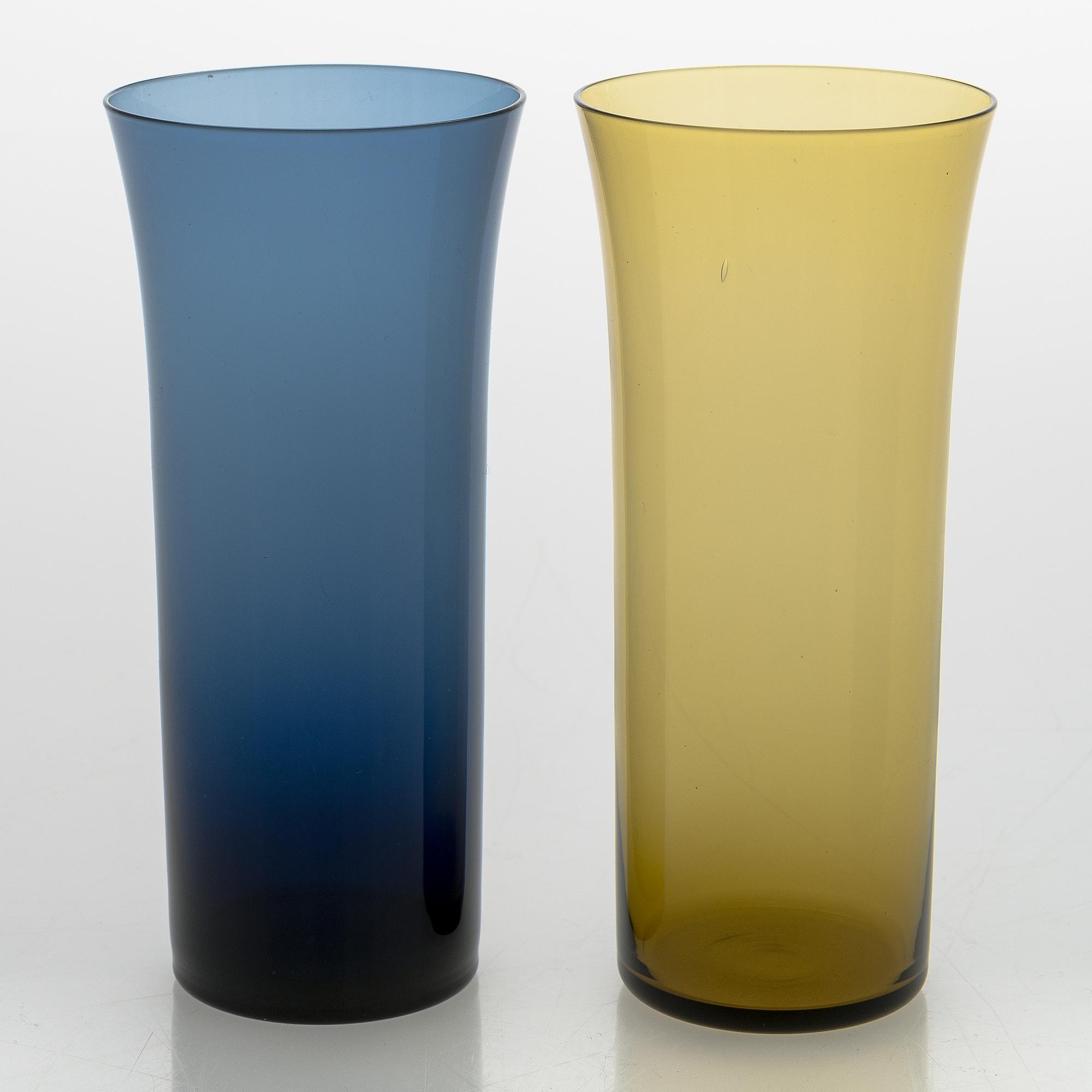 Kaj Franck, dricksglas, 14 st, 1725, "Trumpetti", Nuutajärvi Notsjö, Finland. 1958-63.