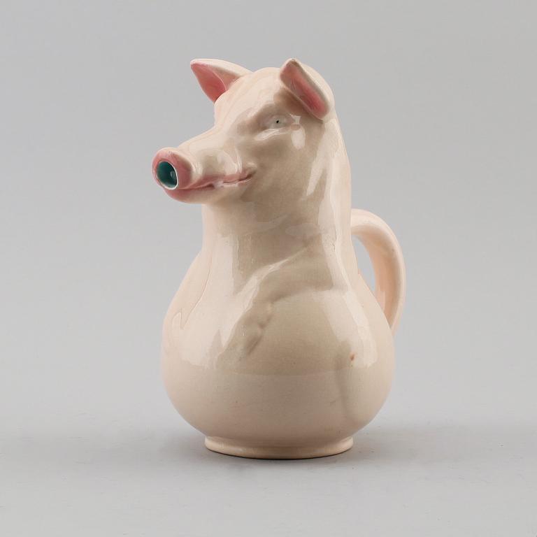 TILLBRINGARE, porslin, sannolikt Sarreguemines, 1900-talets första hälft.