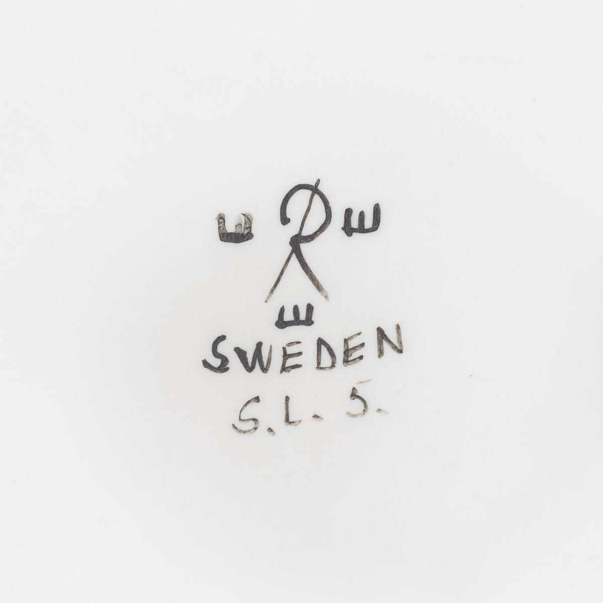 SYLVIA LEUCHOVIUS, three stoneware wall reliefs, Rörstrand, Sweden, one dated 1953.