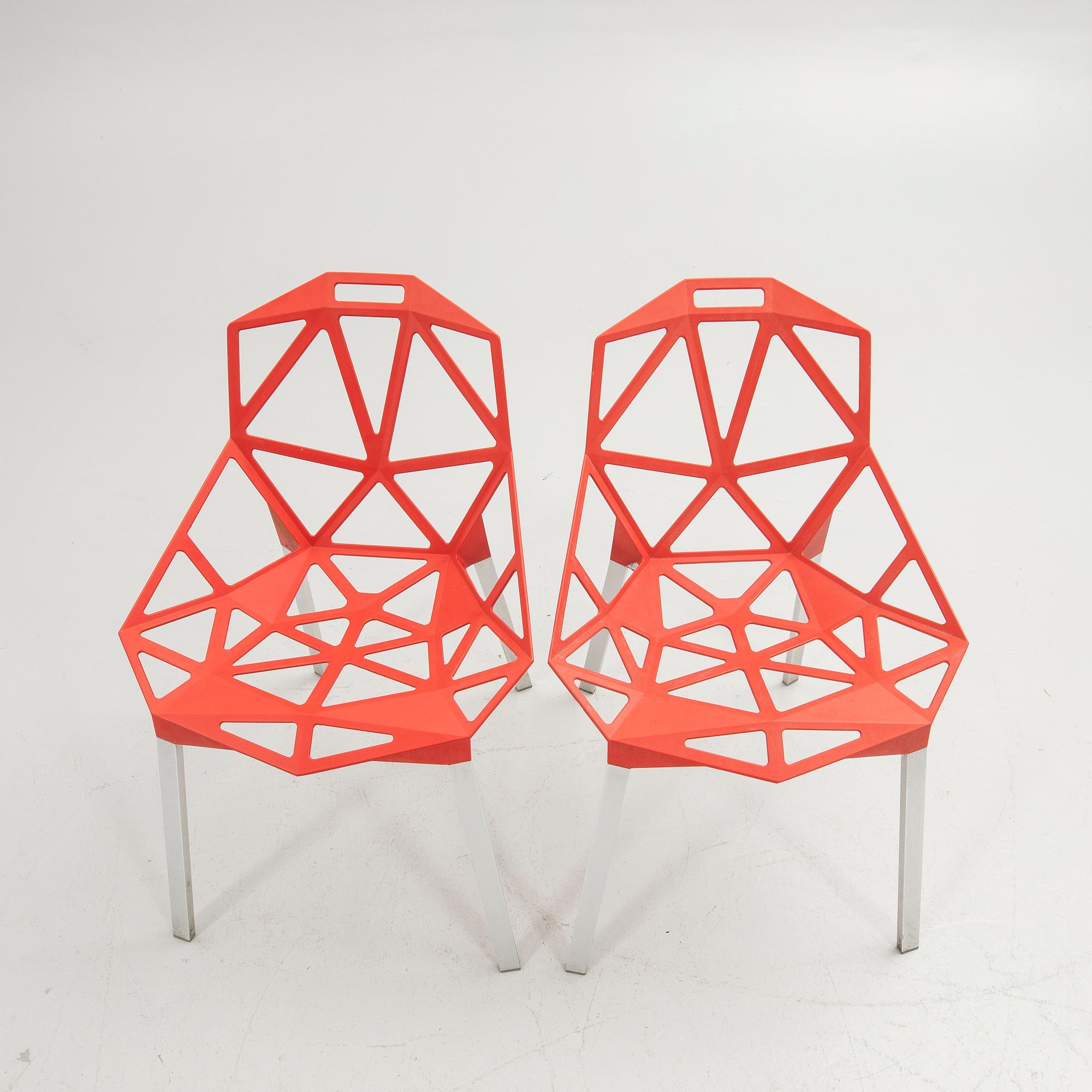 Konstantin Grcic, stolar, ett par, "Chair one", Magis, 2000-tal.