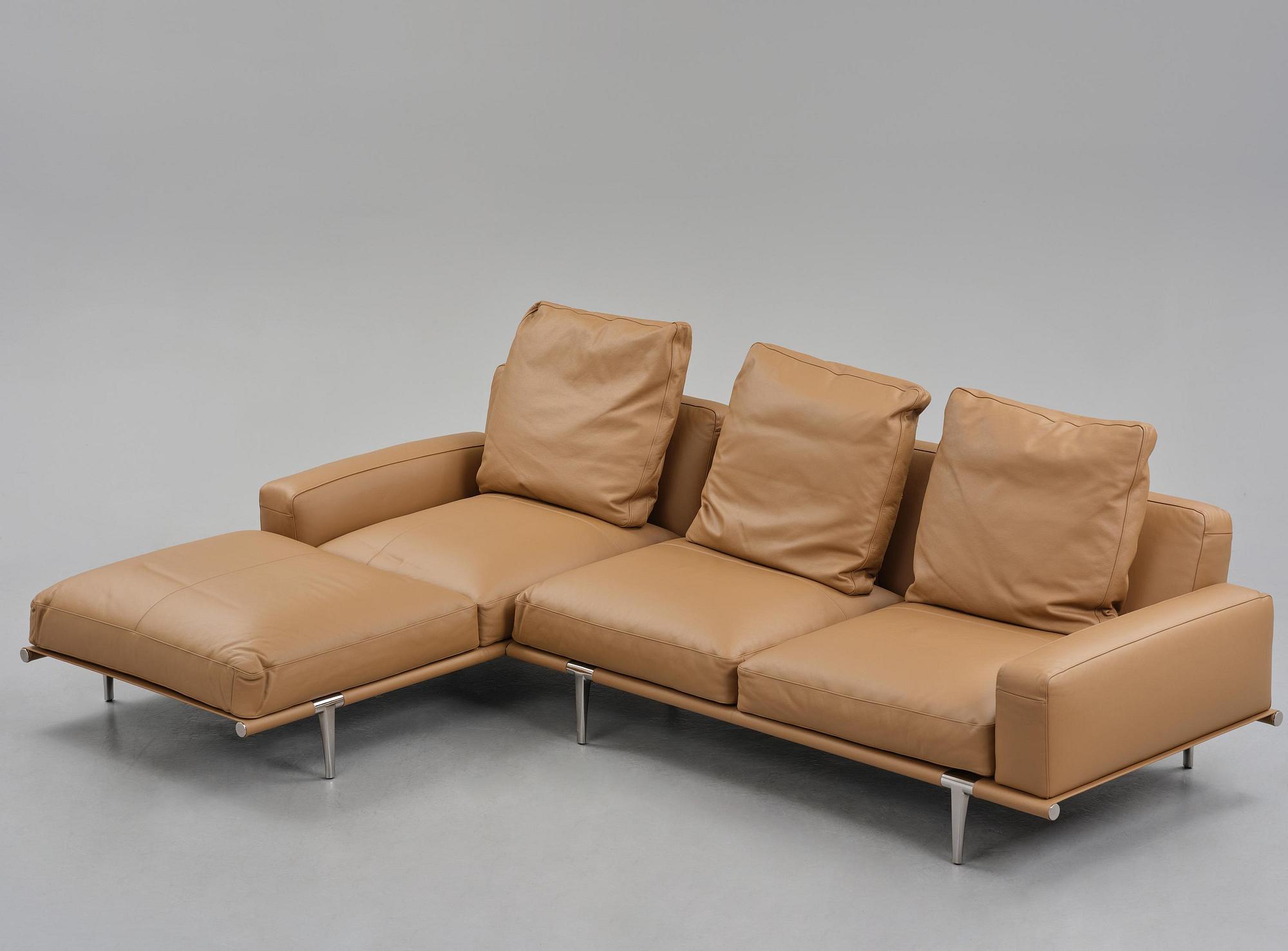 Ludovica Serafini & Roberto Palomba, a "Let it Be" sofa, Poltrona Frau, Italy, 2025.