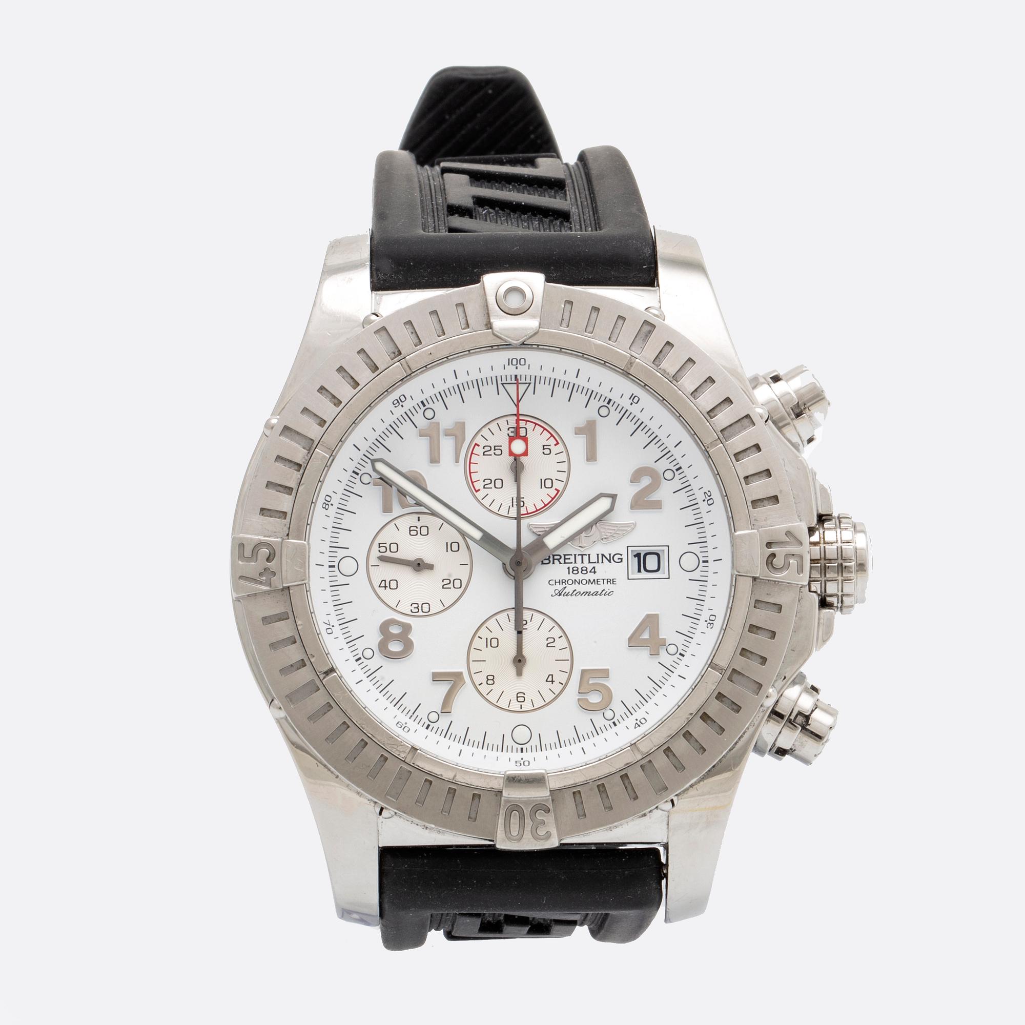 Breitling Super Avanger, Chronometer, chronograph, wristwatch, 44,8 mm.