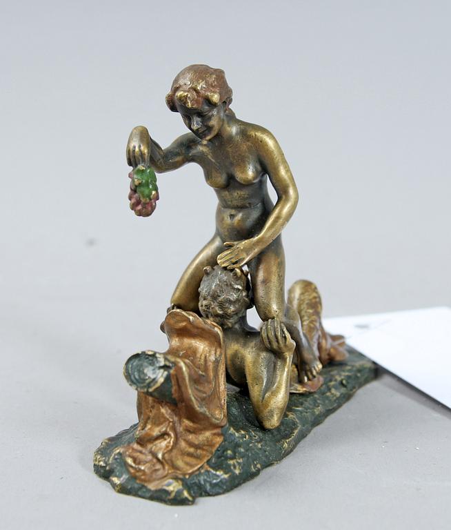 SKULPTUR, patinerad brons, 1900/2000-tal.