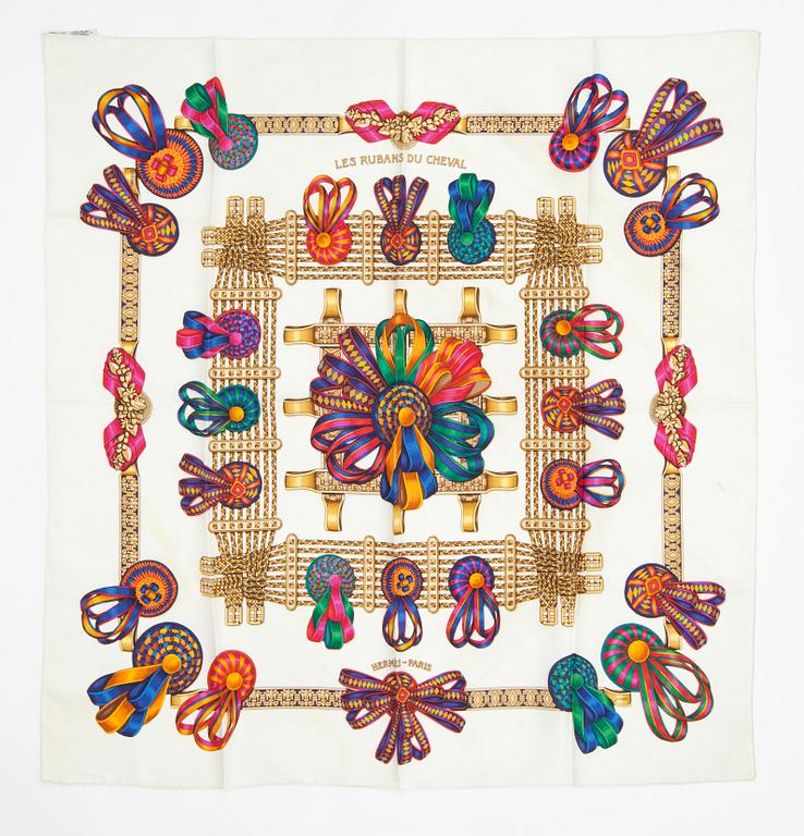 SCARF, Hermès, "Les Rubans de Cheval".