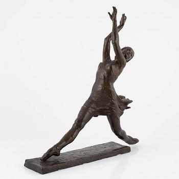 Okänd konstnär, 1900-tal. Skulptur. Brons. Ballerina.