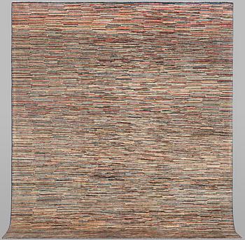 A carpet, Gabbeh, modern design, ca 292 x 245 cm.