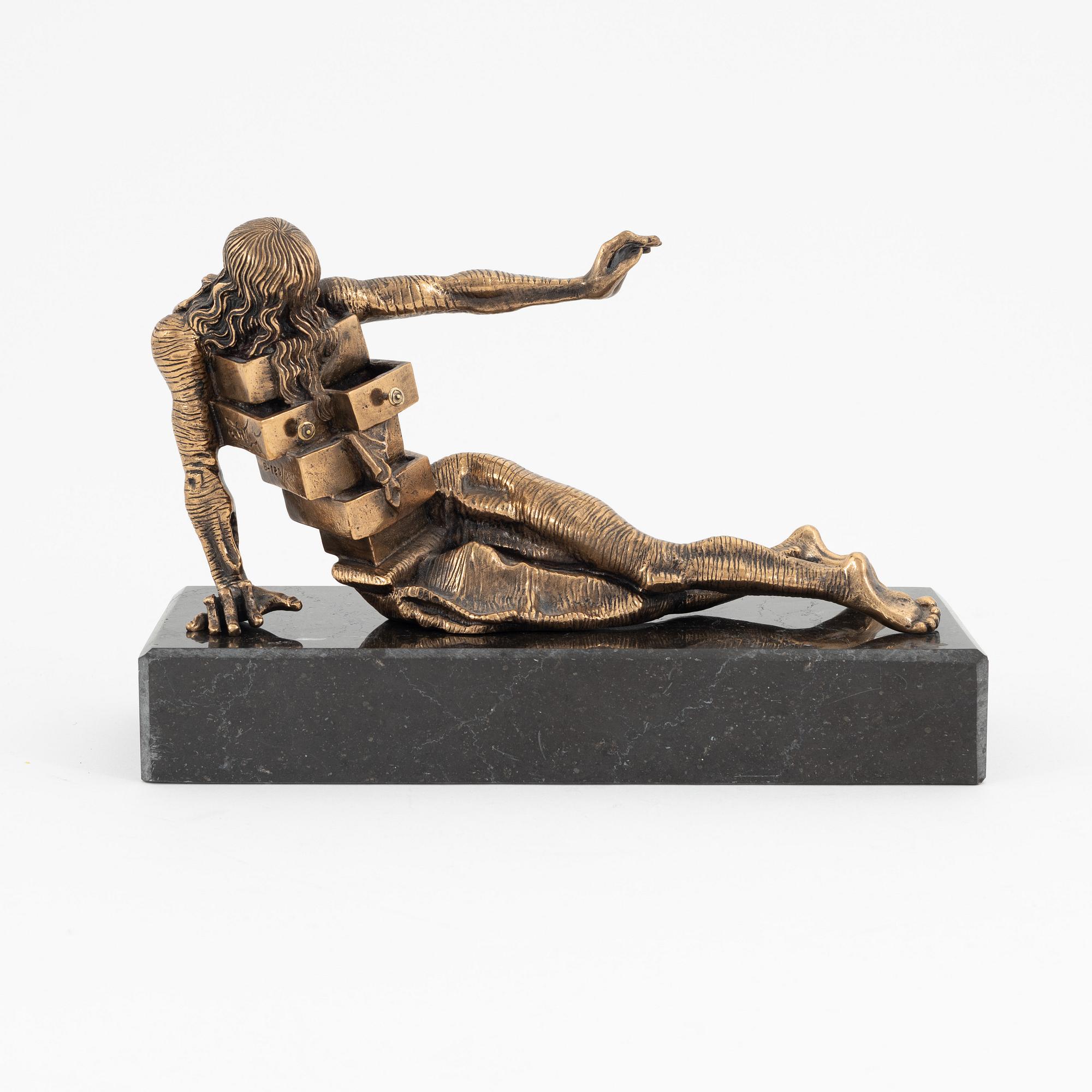 Salvador Dalí, a bronze sculpture, signed B-129/330.