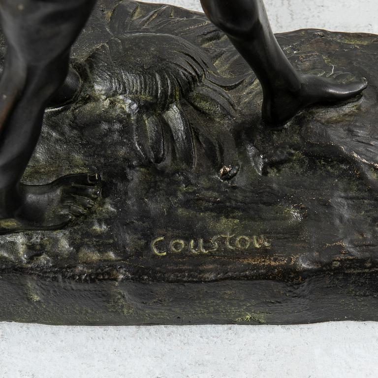 Guilliaume Coustou, after, skulptur, brons, "Chevaux de Marly".