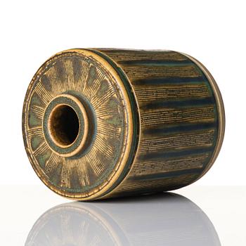Wilhelm Kåge, a Farsta stoneware vase, Gustavsbergs Studio 1958.