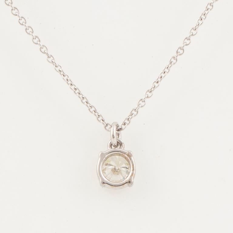 Brilliant-cut diamond necklace, Report CGL.