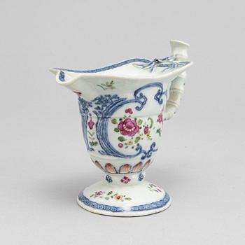 A famille rose jug, Qing dynasty Qianlog (1736-95).