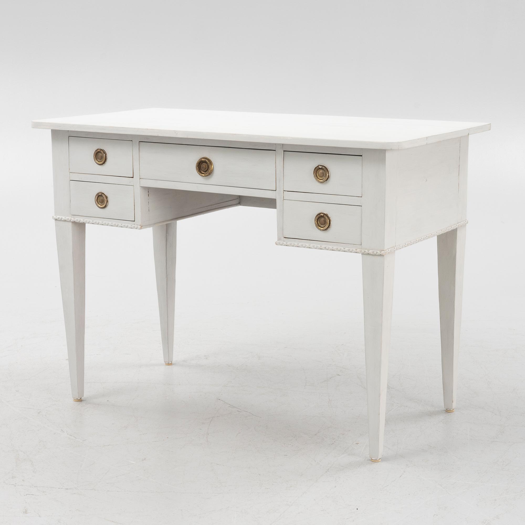 Skrivbord, gustaviansk stil,  sent 1800-tal.