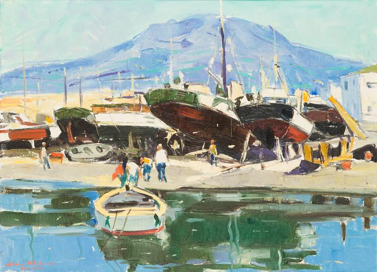 Armas Mikola, oil on canvas, signed and dated -65.