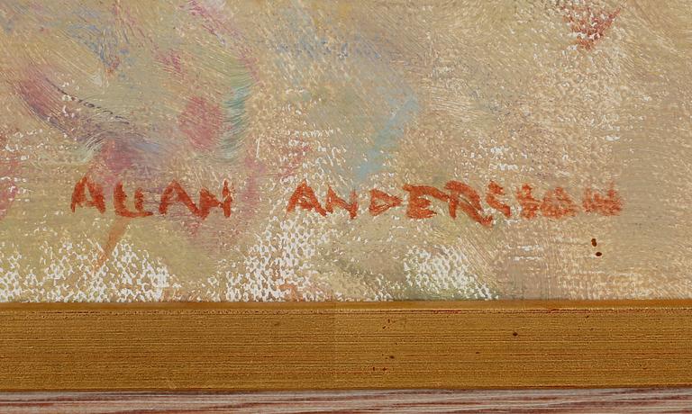 ALLAN ANDERSSON, olja på duk, signerad.