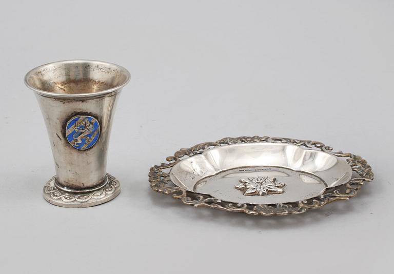 PARTI SILVER, 24 delar, 1900-tal, vikt 600 gram .