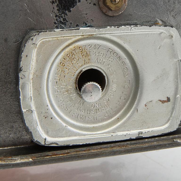 Ronson table lighter "Touch-Tip Bar" circa 1936 by Artmetal Works Inc.