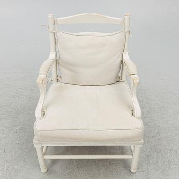 Armchair, Gustavian style, Gripsholm model, late 20th century.