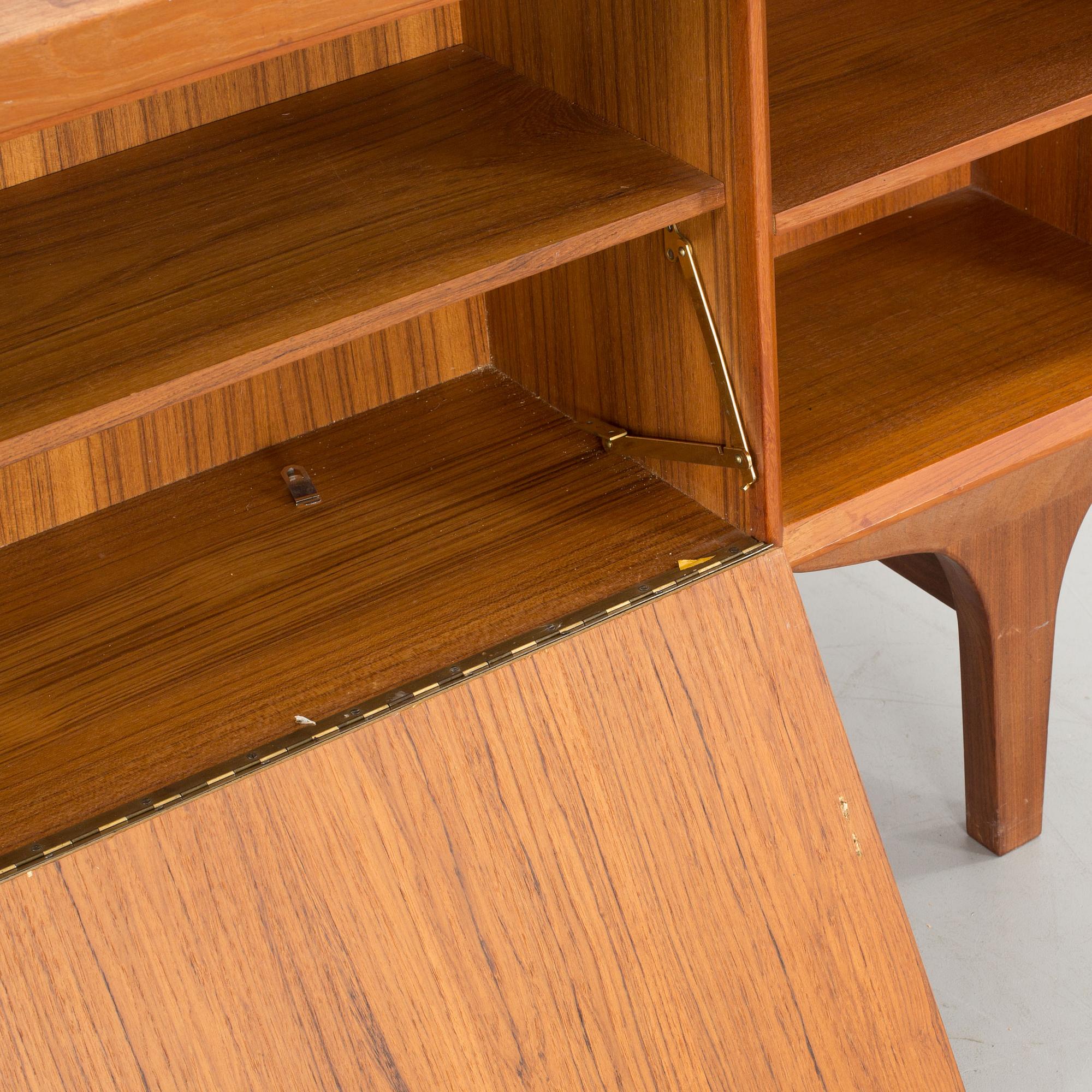 SKRIVBORD, teak, 1950/60-tal.