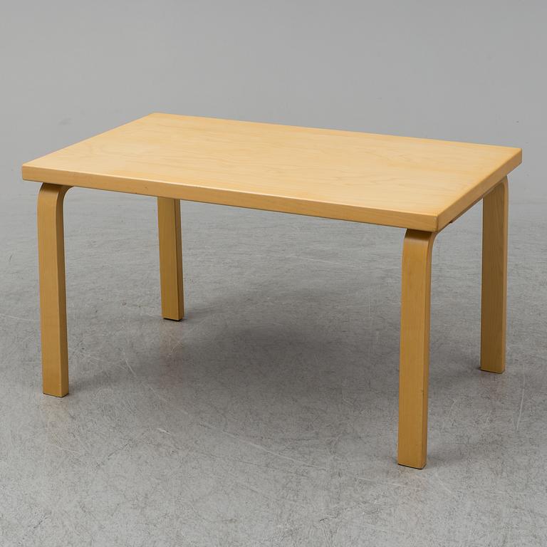 ALVAR AALTO, a birch coffee table from Artek, Finland.