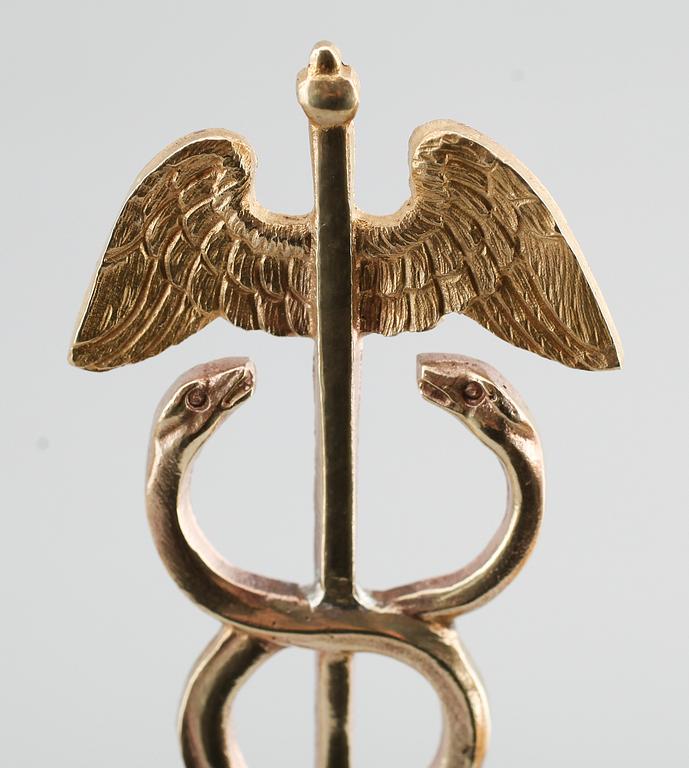 KANDELABRAR, 1 par, empire, omkring år 1800.
