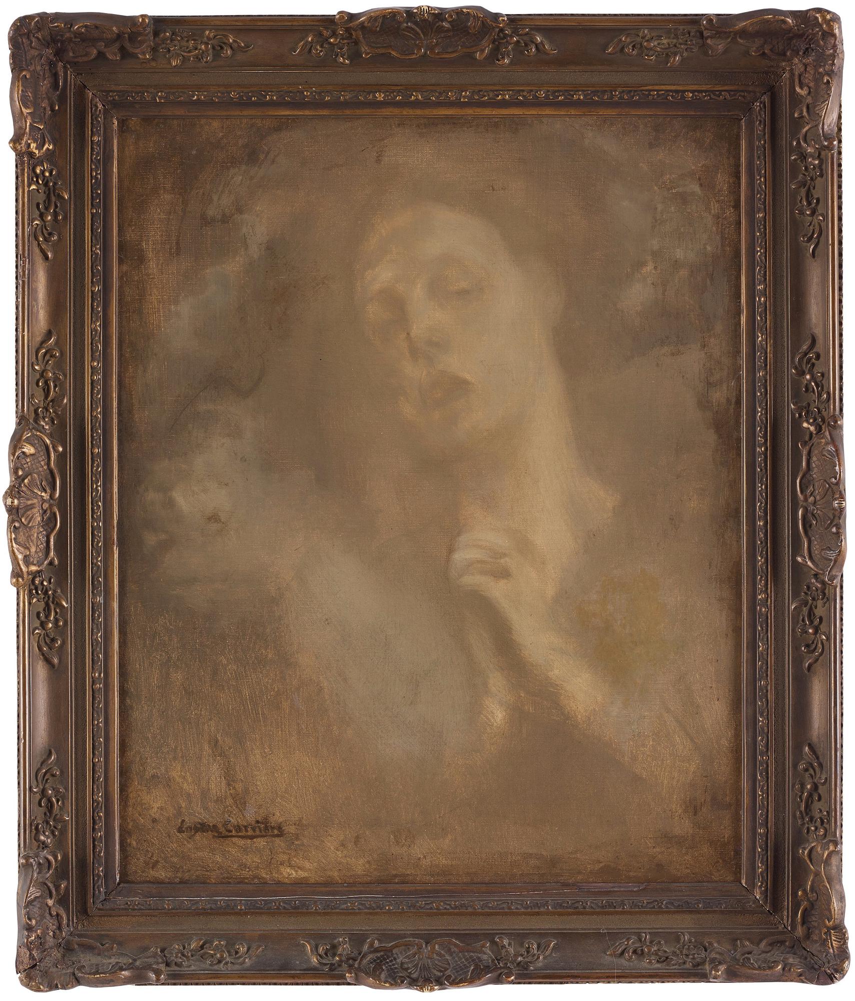 Eugène Anatole Carriere, "Étude pour Jeanne d'Arc".