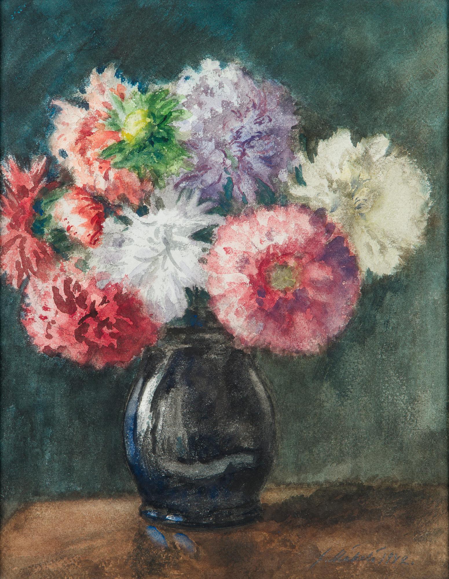 Juho Mäkelä, Flowers in a vase.