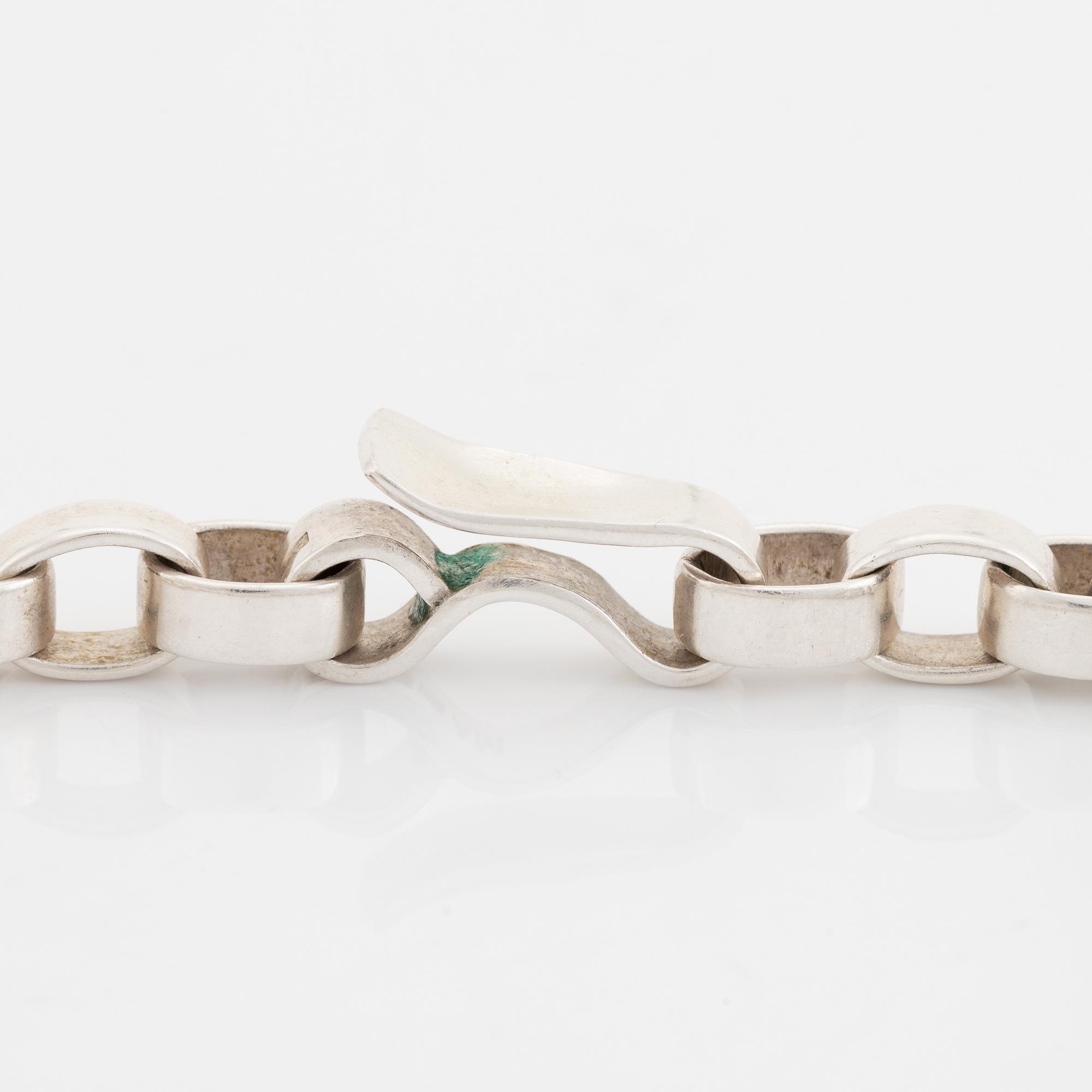 Högbergs eftertr. Anette/Marie, silver necklace.