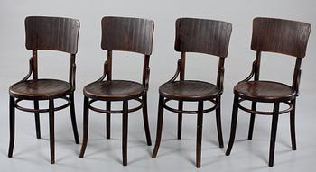 STOLAR, 4 st, Thonet Mundus-Borlova, 1900-talets första häft.