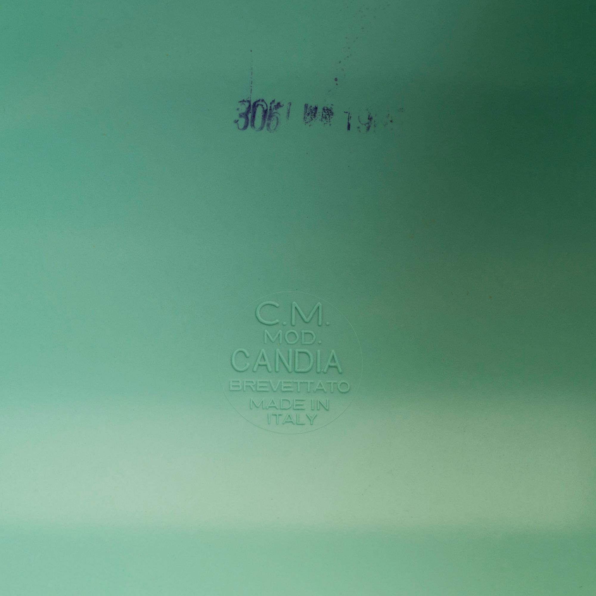 A set of six plastic paperholders from Prodotti CM Torino mod Candia, Italy, 1960's.