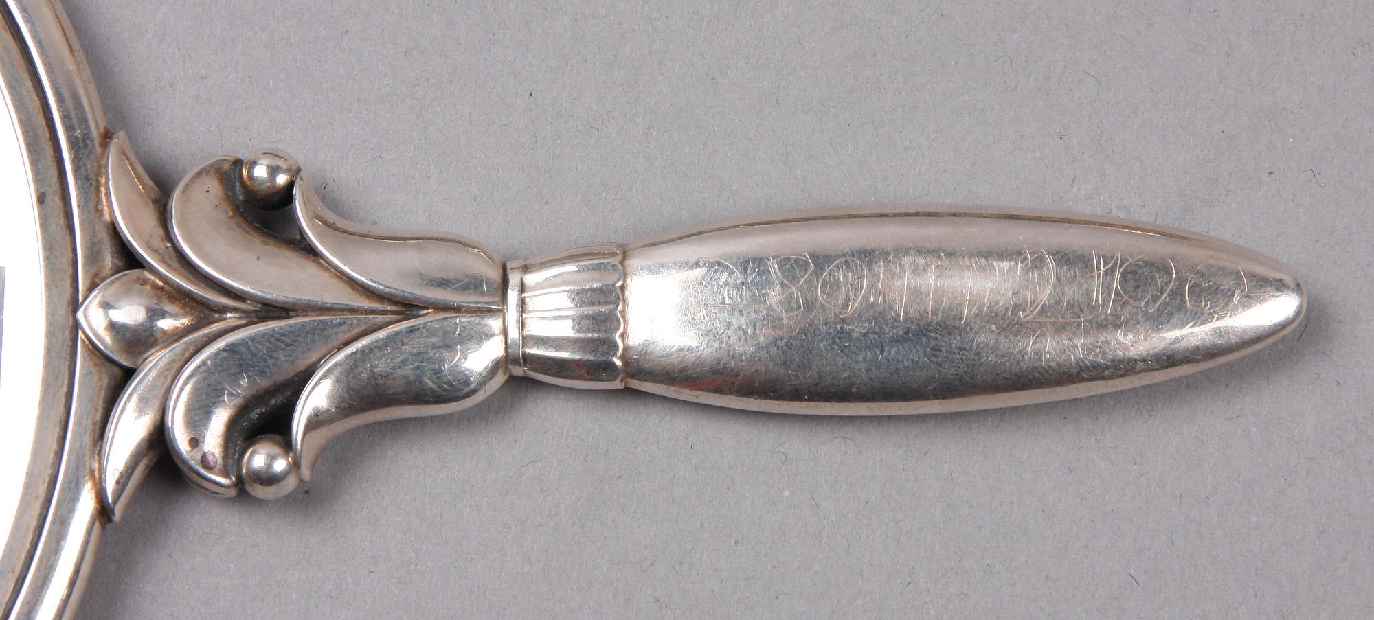 TOILETTEUPPSÄTTNING, 3 delar, sterlingsilver, Georg Jensen, Danmark.
