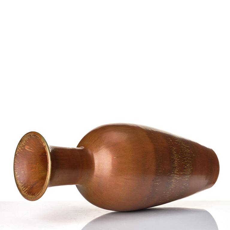 Gunnar Nylund, a mid 20th century stoneware floor vase, Rörstrand, Sweden.