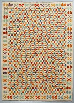 A carpet, kilim, ca 238 x 174 cm.