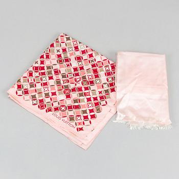 Louis Vuitton, scarves, 2 st.