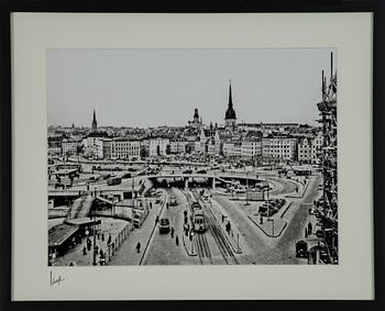 Åke Lange, "Slussen panorama 1935".