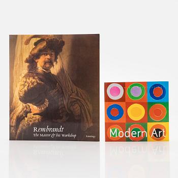 Samling konstböcker, 12 st.