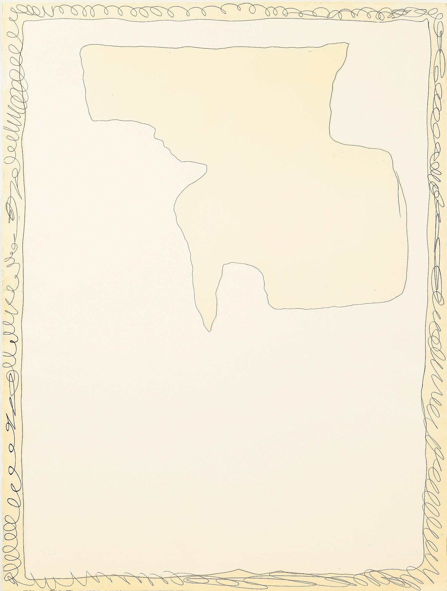 LUCIO FONTANA, litografi, sign o numr 32/50.