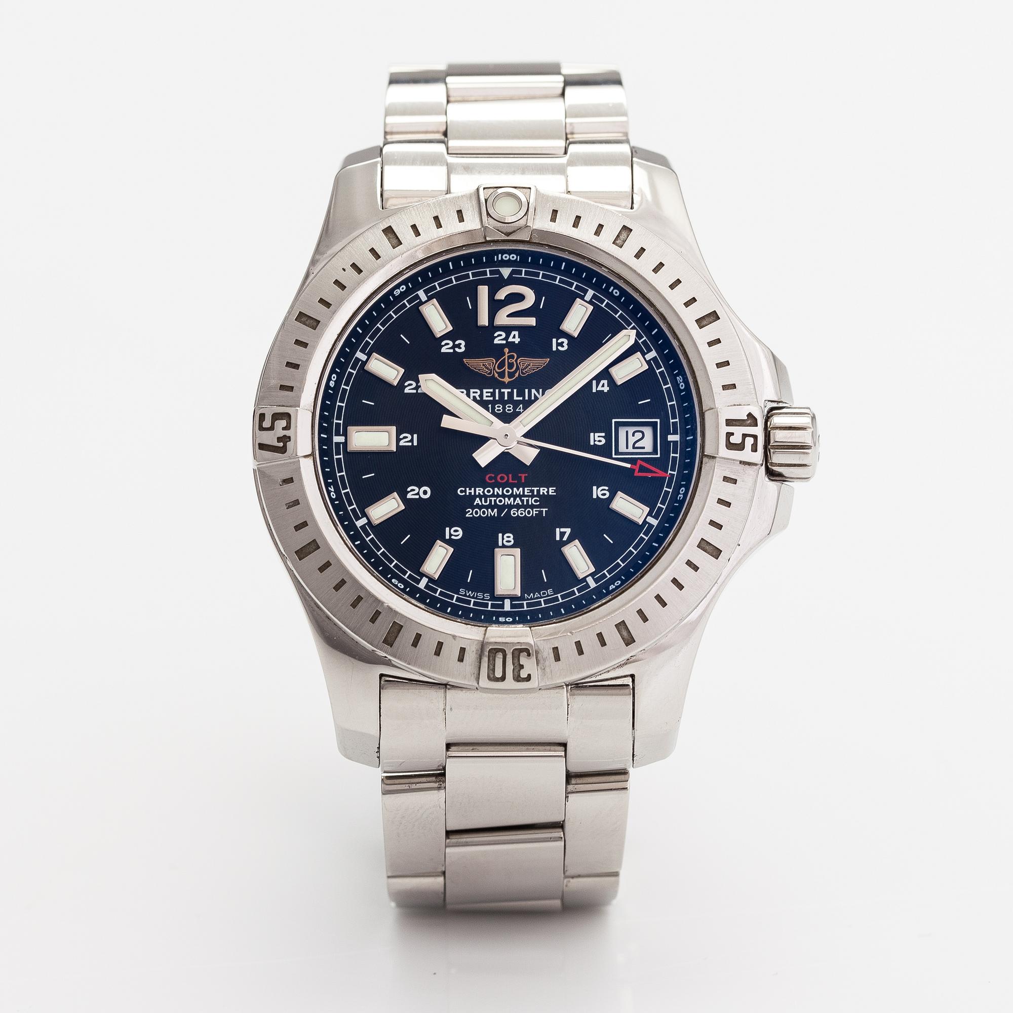 Breitling, Colt, rannekello, 41 mm.