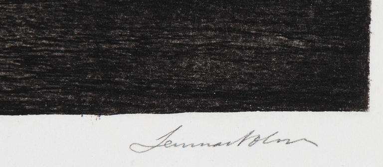 Lennart Olson, fotografi signerad och numrerad 18/75.