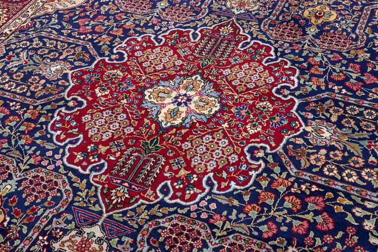 Rug, Tabriz, approx. 370 x 270 cm.