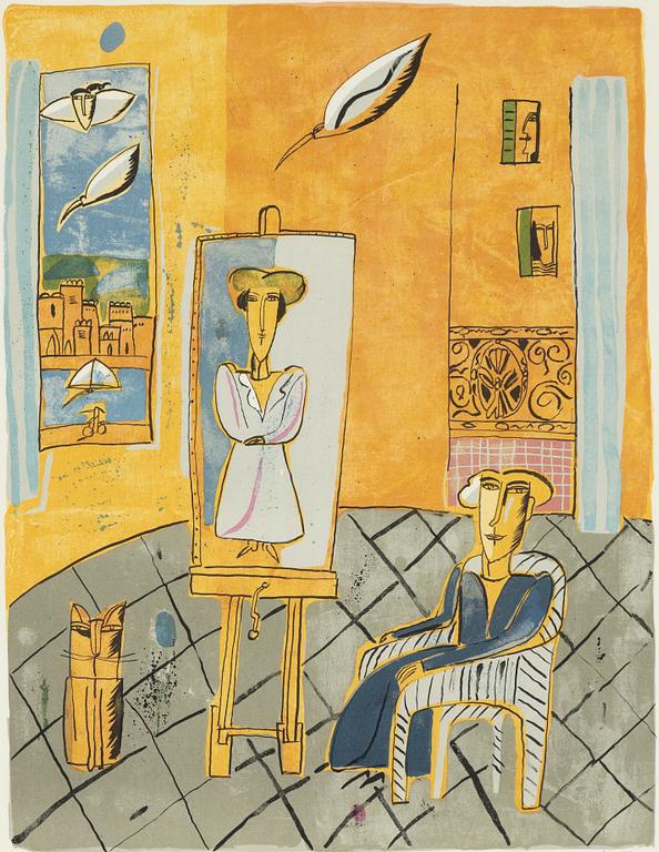 Madeleine Pyk, "I ateljén".