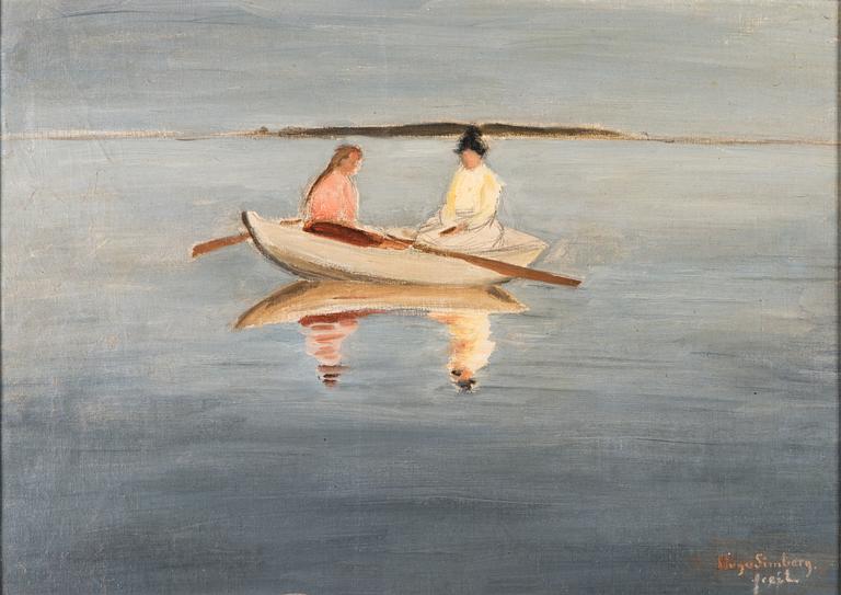 Hugo Simberg, "I båten".
