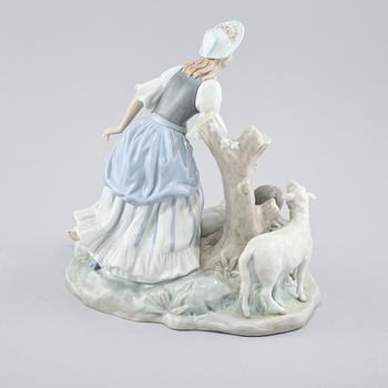 FIGURIN, porslin, Lladro, Spanien, 1900-talets andra hälft.
