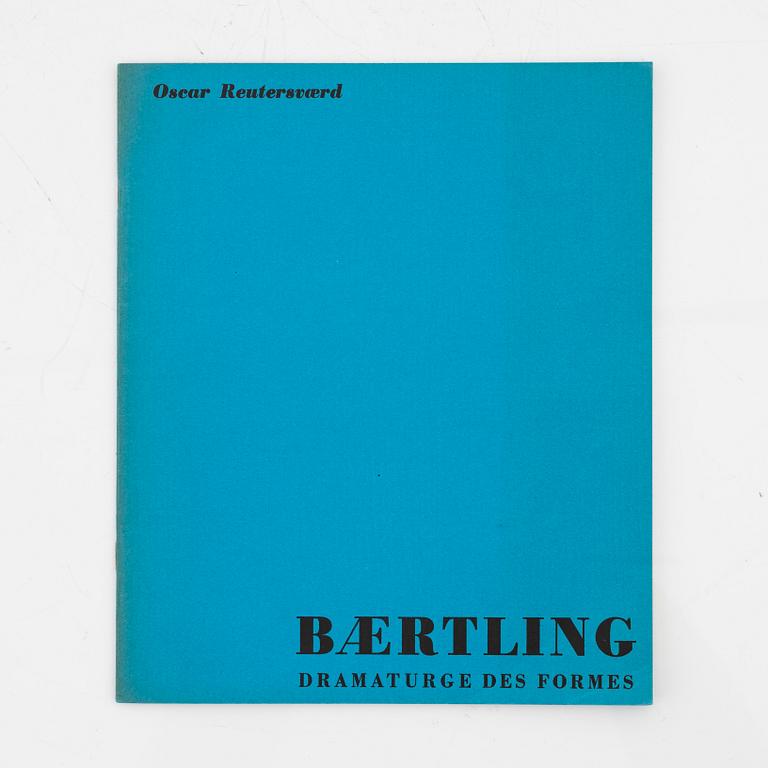 Exhibition catalogue, Oscar Reuterswärd, 'Baertling Dramaturge des Formes', Galerie Denise René, Paris, 1958.