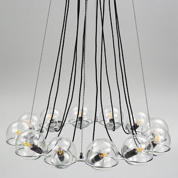 Gino Sarfatti, a '2109/Le Sfere' chandelier, Flos, Italy.